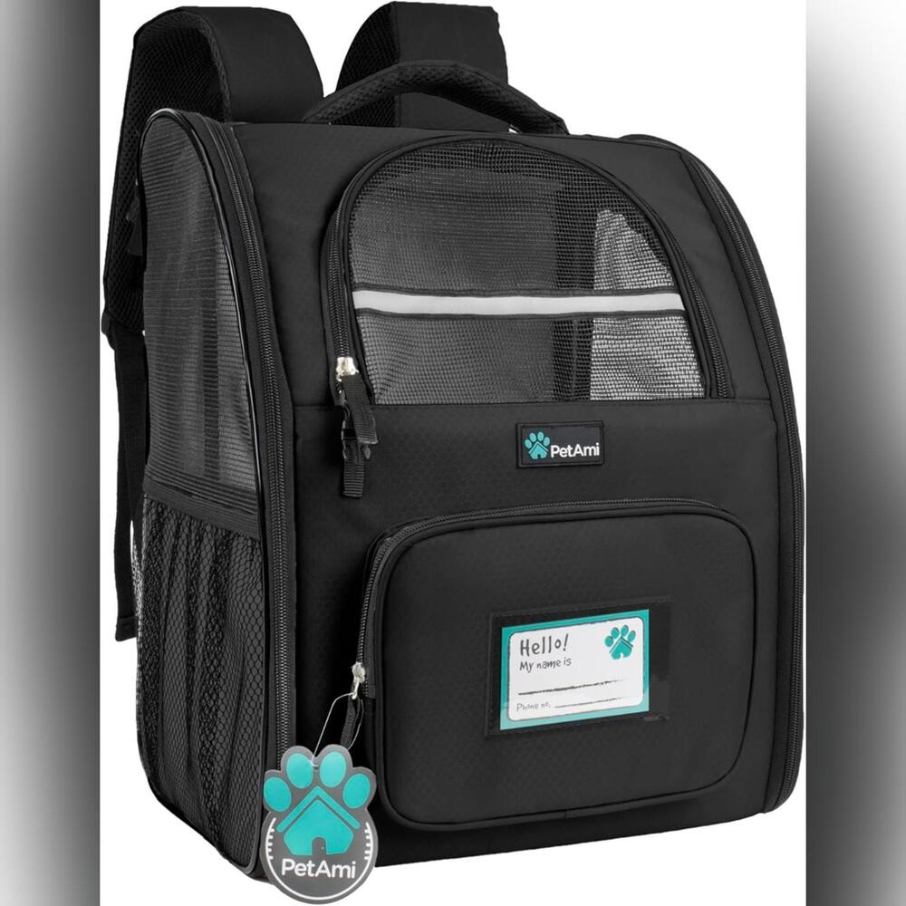 Black Dog Carrier Backpack